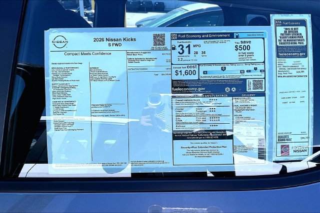 New 2026 Nissan Kicks S FWD image 12