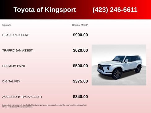 Used 2024 Lexus GX 550 w/ Accessory Package (2T) AWD/4WD image 3