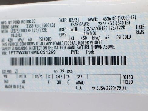 Used 2021 Ford F250 Lariat w/ Lariat Value Package image 47