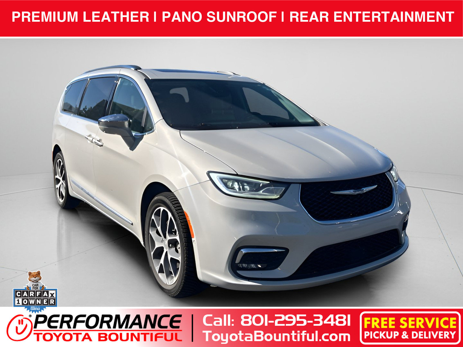 Used 2021 Chrysler Pacifica Limited w/ Uconnect Theater Family Group AWD/4WD image 1