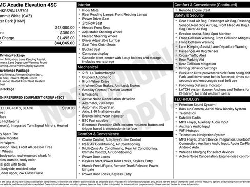 Used 2025 GMC Acadia Elevation FWD image 7