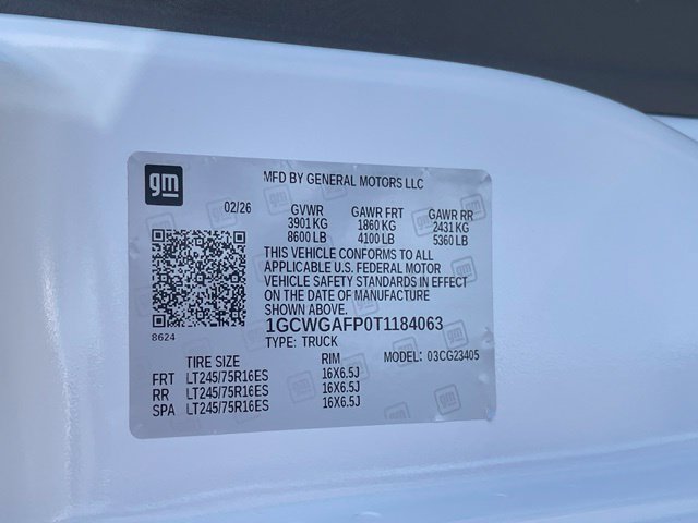 New 2026 Chevrolet Express 2500 w/ Driver Convenience Package RWD image 20