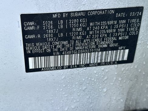 Used 2024 Subaru Outback Onyx Edition XT image 36