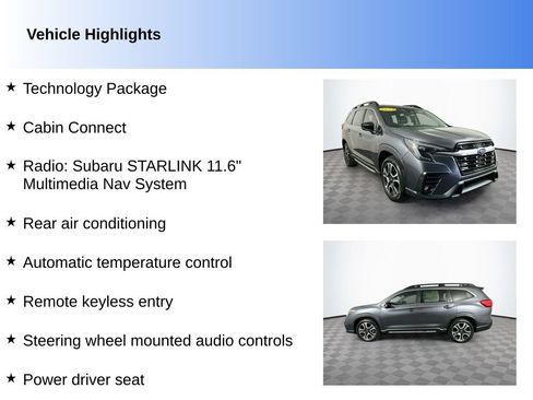 Used 2024 Subaru Ascent Limited w/ Technology Package AWD/4WD image 2