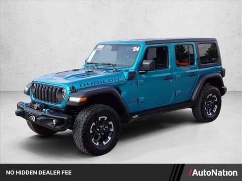 Used 2024 Jeep Wrangler Unlimited Rubicon 4xe w/ Capability Package AWD/4WD image 1