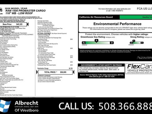 New 2026 RAM ProMaster 1500 w/ Convenience Group image 13