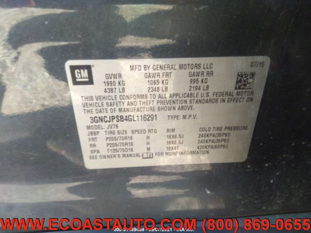 Used 2016 Chevrolet Trax LT AWD/4WD image 10