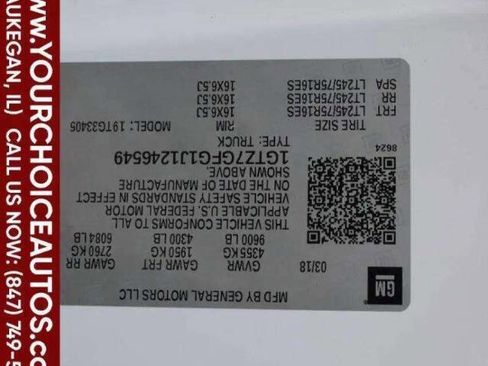 Used 2018 GMC Savana 3500 3500 3dr Cargo Van w/ Driver Convenience Package image 15