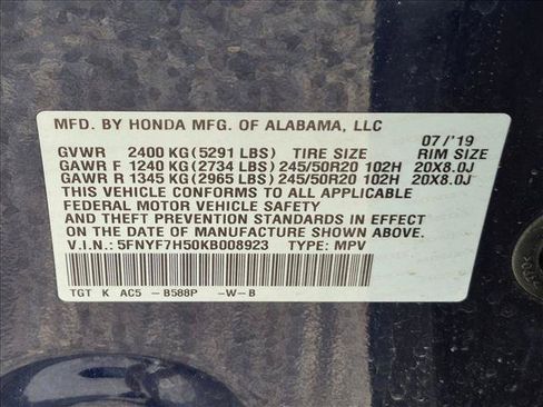 Used 2019 Honda Passport EX-L image 15