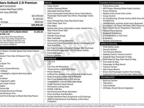 Used 2016 Subaru Outback 2.5i Premium image 3