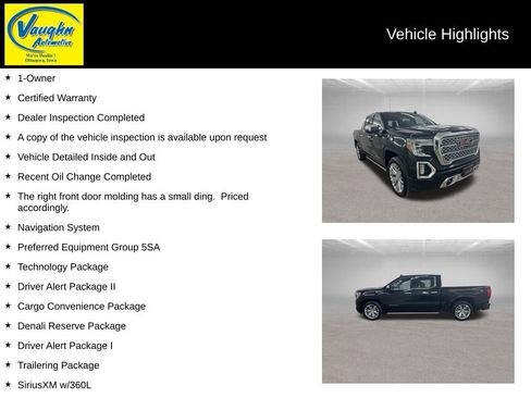 Used 2022 GMC Sierra 1500 Denali w/ Denali Reserve Package AWD/4WD image 2