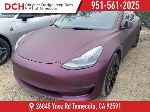 Used 2021 Tesla Model 3 Performance AWD/4WD image 1