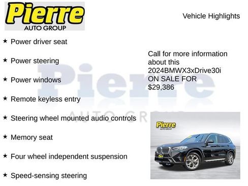 Used 2024 BMW X3 xDrive30i AWD/4WD image 14