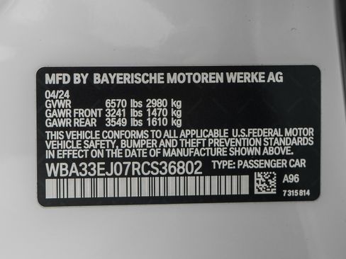 Used 2024 BMW 760i xDrive w/ Executive Package AWD/4WD image 20