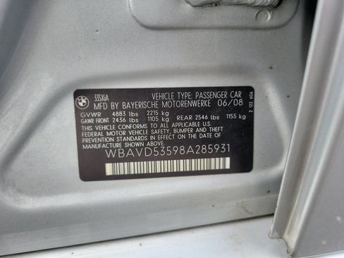 Used 2008 BMW 335xi Sedan AWD/4WD image 32