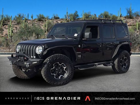 Used 2023 Jeep Wrangler Sahara w/ Cold Weather Group AWD/4WD image 1