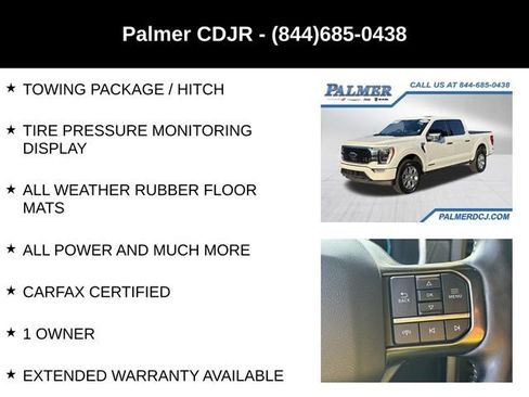 Used 2022 Ford F150 Platinum w/ Equipment Group 701A High AWD/4WD image 30