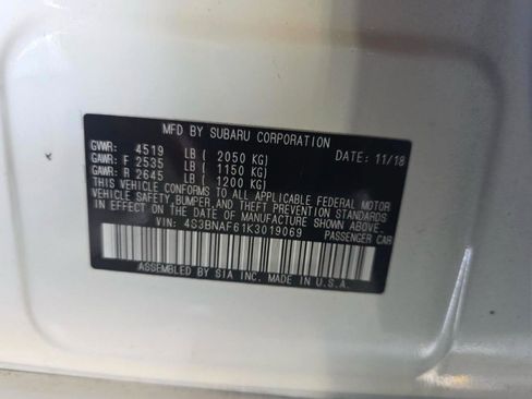 Used 2019 Subaru Legacy 2.5i Premium image 20