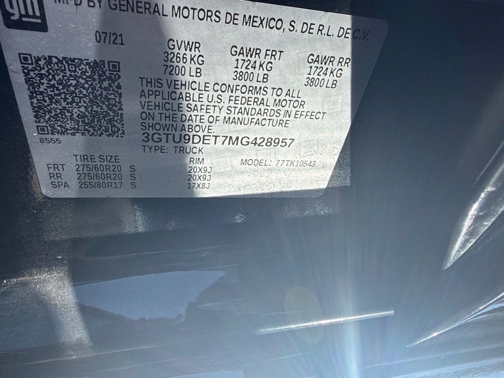 Used 2021 GMC Sierra 1500 SLT AWD/4WD image 7