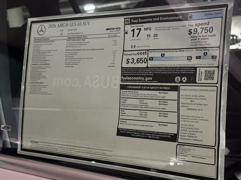 New 2026 Mercedes-Benz GLS 63 AMG 4MATIC image 31