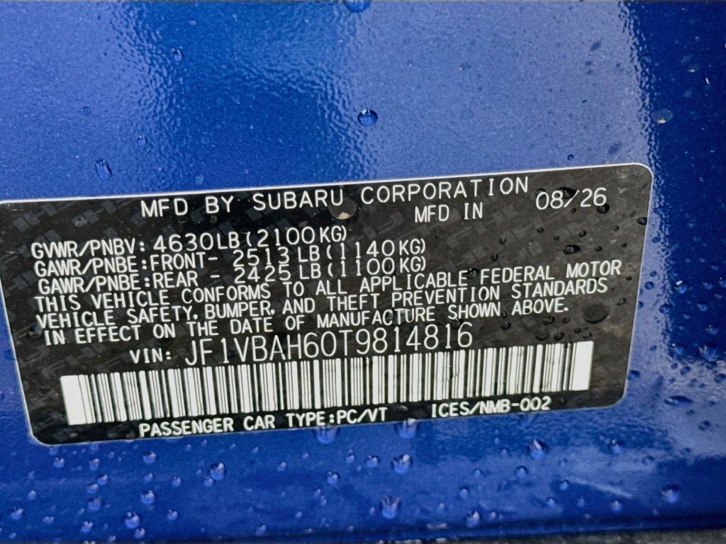 New 2026 Subaru WRX Premium AWD/4WD image 39