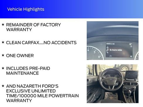 Used 2022 Ford EcoSport SE AWD/4WD image 16