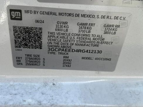 Used 2024 Chevrolet Silverado 1500 LTZ w/ Technology Package image 3