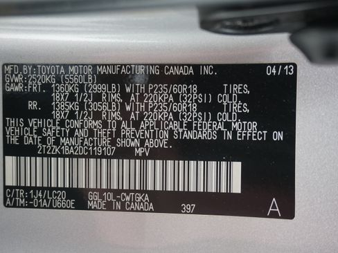Used 2013 Lexus RX 350 FWD w/ Navigation Pkg image 35