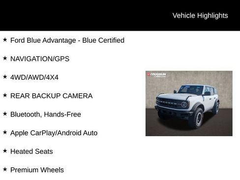 Used 2024 Ford Bronco Black Diamond w/ Sasquatch Package AWD/4WD image 2