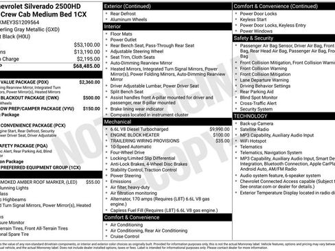 Used 2025 Chevrolet Silverado 2500 Custom w/ Custom Value Package AWD/4WD image 40