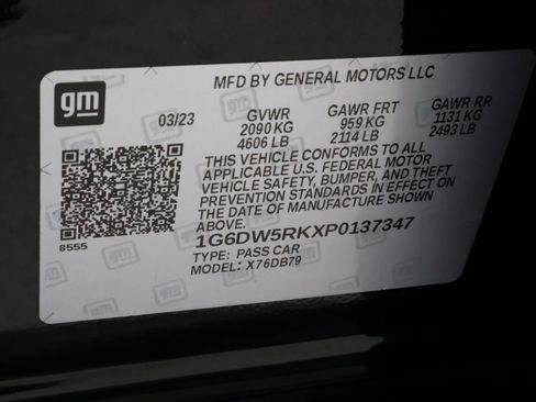 Certified 2023 Cadillac CT5 Luxury w/ Sun And Sound Package RWD image 26