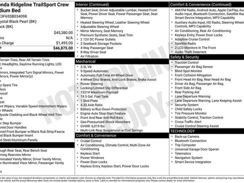 Used 2025 Honda Ridgeline TrailSport image 1