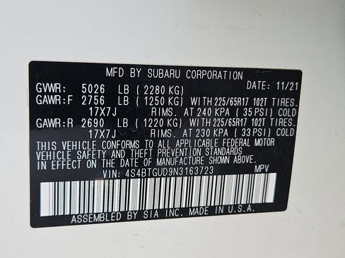 Used 2022 Subaru Outback Wilderness w/ Wilderness Package image 38