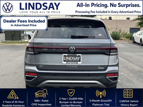 Used 2025 Volkswagen Taos SE w/ Panoramic Sunroof Package AWD/4WD image 4