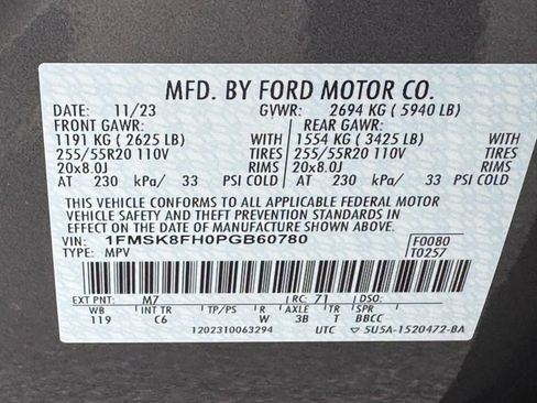 Used 2023 Ford Explorer Limited image 44