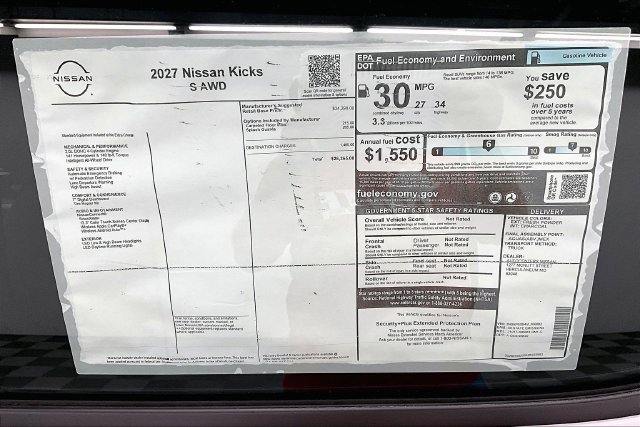 New 2027 Nissan Kicks S AWD/4WD image 38