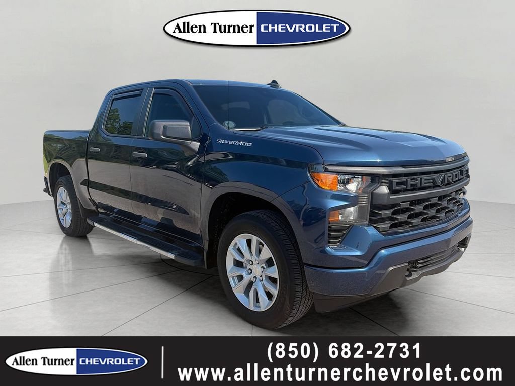 Used 2022 Chevrolet Silverado 1500 Custom RWD image 1