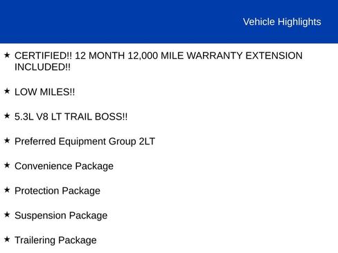 Used 2023 Chevrolet Silverado 1500 LT Trail Boss w/ Protection Package AWD/4WD image 2
