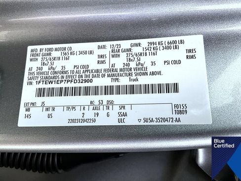 Certified 2023 Ford F150 XLT w/ Equipment Group 302A High AWD/4WD image 27