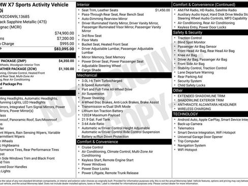 Used 2022 BMW X7 xDrive40i w/ M Sport Package image 13