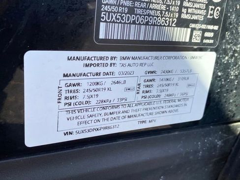 Used 2023 BMW X3 xDrive30i image 27