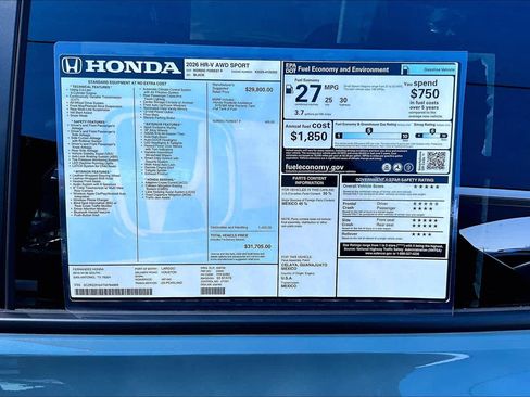 New 2026 Honda HR-V Sport image 18