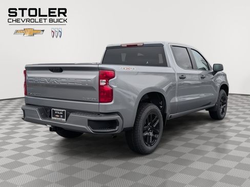 New 2026 Chevrolet Silverado 1500 Custom w/ Turbomax Blackout Package AWD/4WD image 3