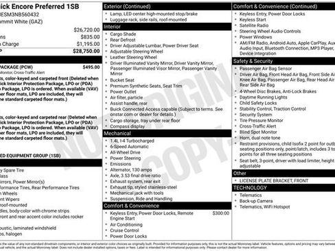 Used 2022 Buick Encore Preferred w/ Safety Package image 11