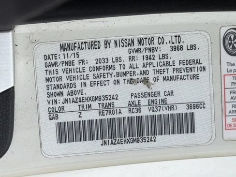 Used 2016 Nissan 370Z NISMO RWD image 28