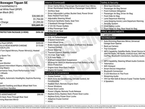Used 2023 Volkswagen Tiguan SE image 10