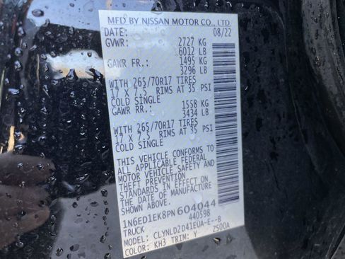 Used 2023 Nissan Frontier PRO-4X w/ Pro-4X Premium Package image 10