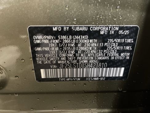 New 2025 Subaru Forester Touring image 25