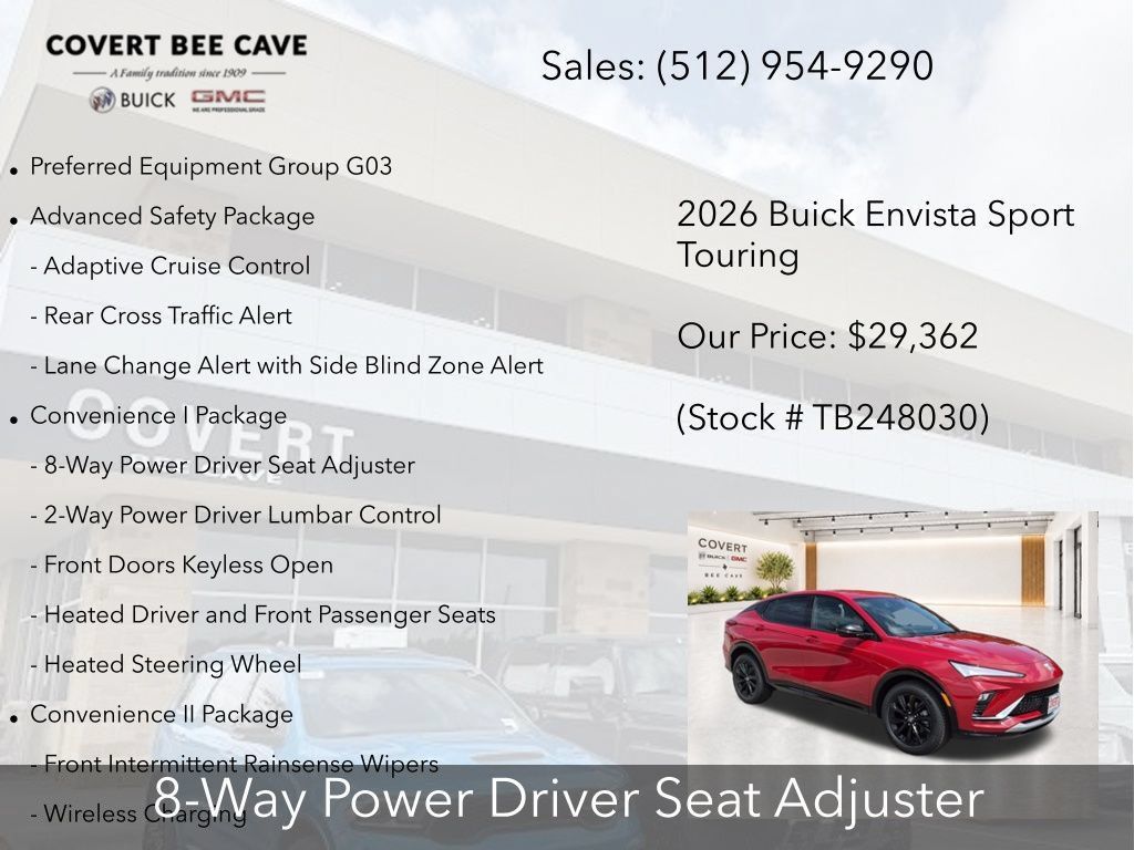 New 2026 Buick Envista Sport Touring w/ Convenience I Package FWD image 9