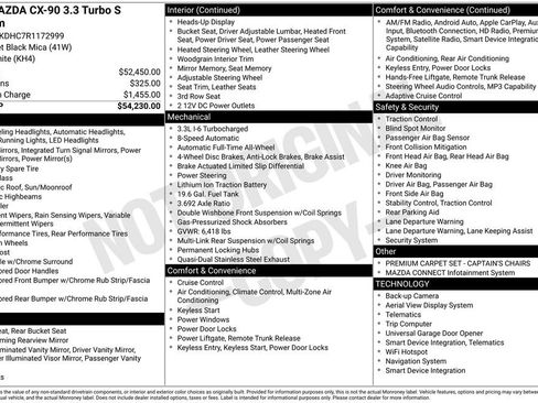 Used 2024 MAZDA CX-90 3.3 Turbo S w/ Premium Package image 7